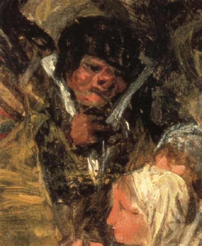 Francisco Goya Details of The Burial of the Sardine